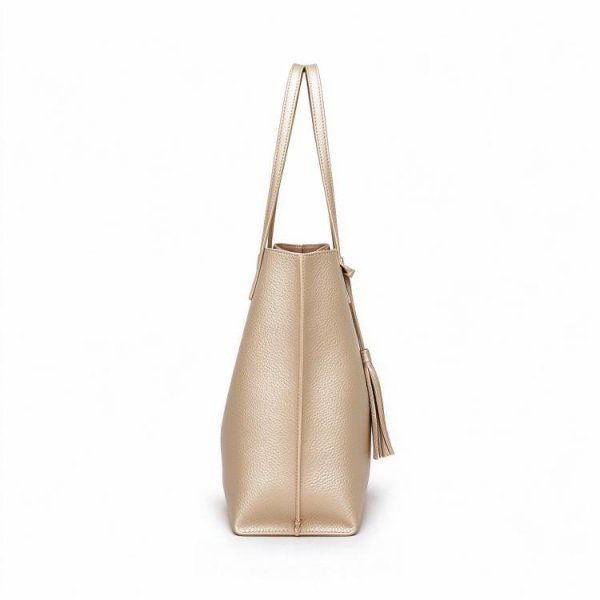 Tassel shoulder bag handheld large capacity tote bag shopping bag